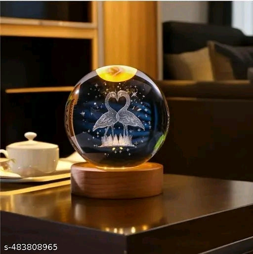 LED crystal table lamp