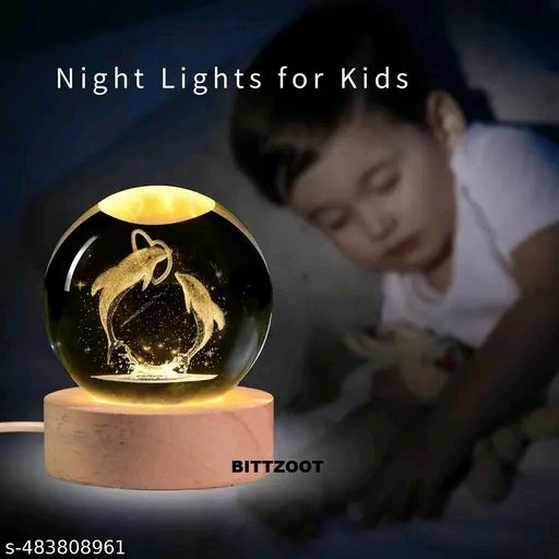 LED crystal table lamp