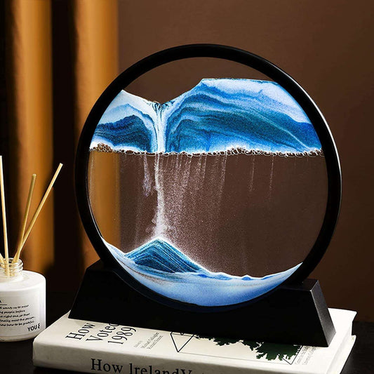 Blue wave sandscape