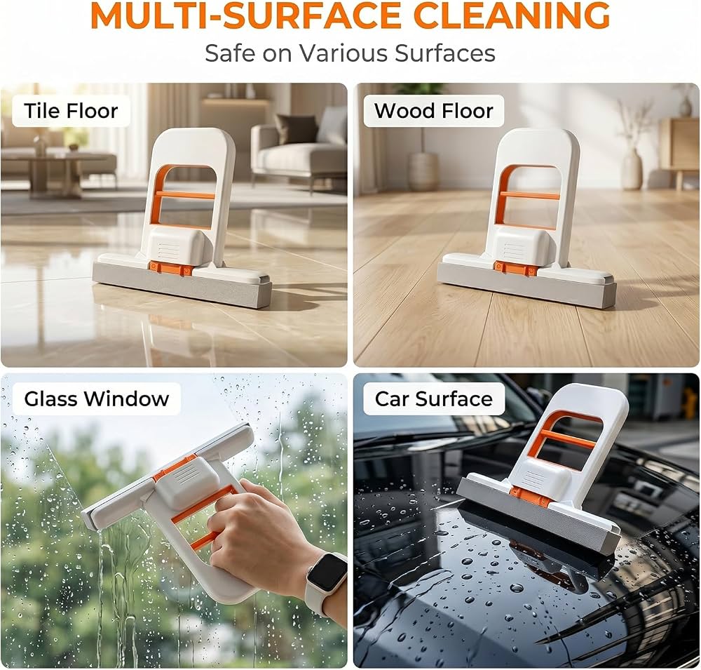 Magic sponge floor cleaner