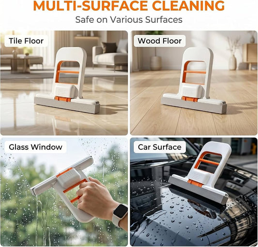 Magic sponge floor cleaner