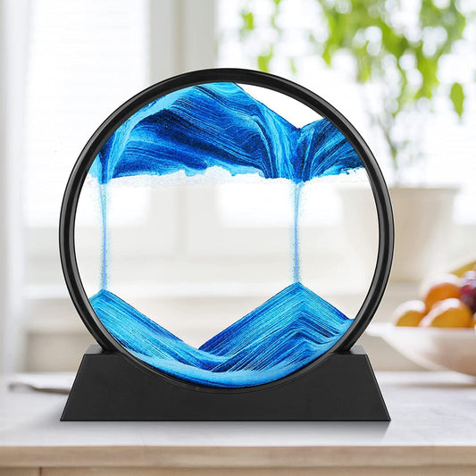 Blue wave sandscape